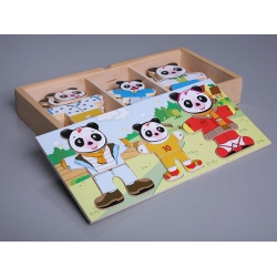 “Dress-up Pandas” Puzzle Game