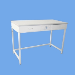 Laboratory Workbench with Outlets and Drawers