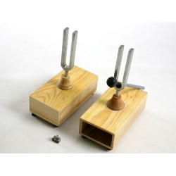Tuning Fork with Resonance Box and Hammer