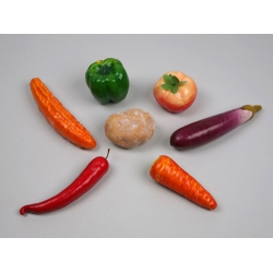 Vegetable Model Set, 7 Models