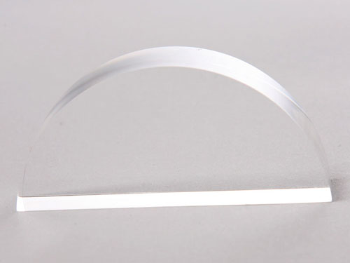 Transparent Semi-circle Plate