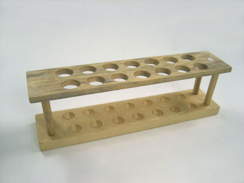 Wooden Test Tube Rack