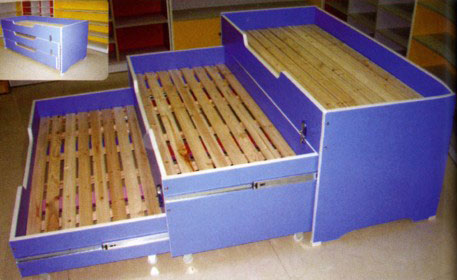 Triple Deck Bed