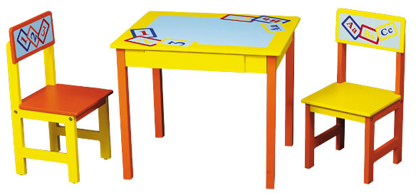 Children’s Table and 2 Chairs Set