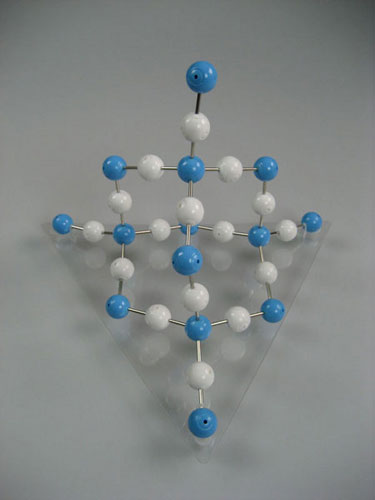 Silica Molecular Structure Model