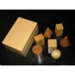 Demomstration Set of Wooden Geometrical Solids