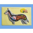 Dog's Internal Structure Bas Relief Model