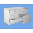 Laboratory Workbench with Fitted Cabinets